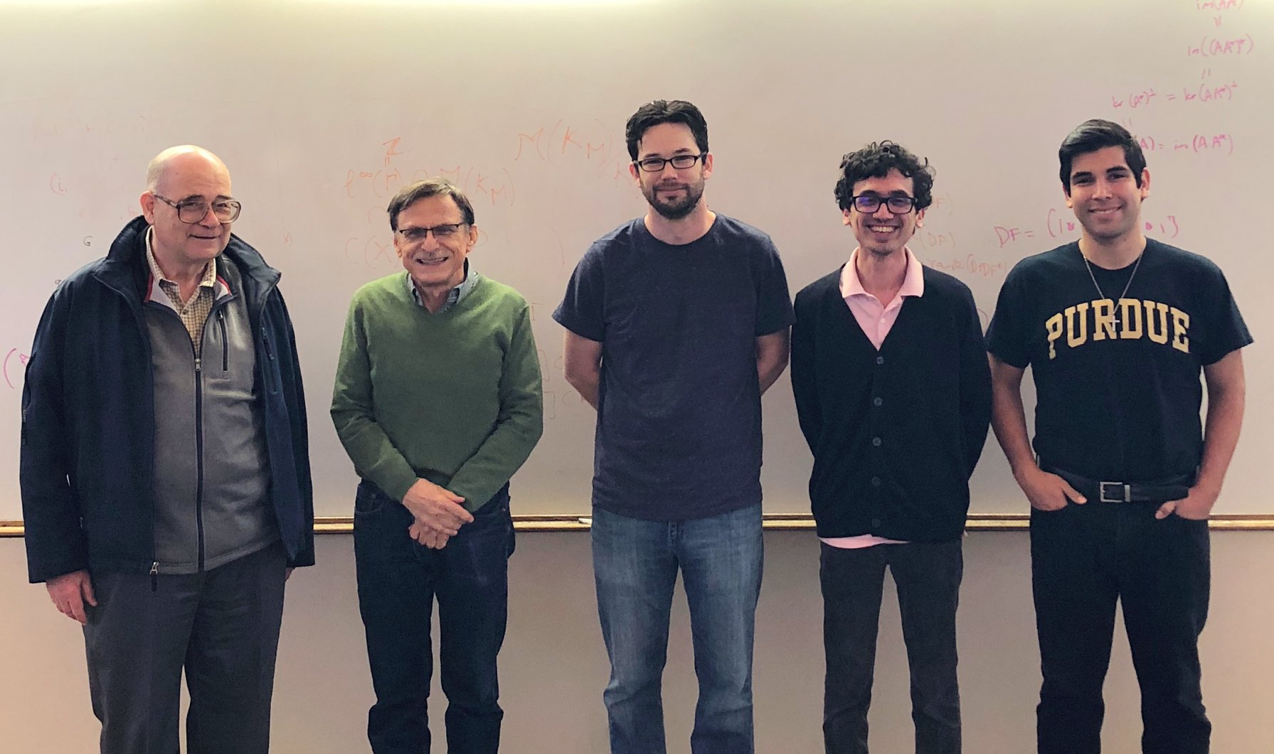 five generations of mathematicians